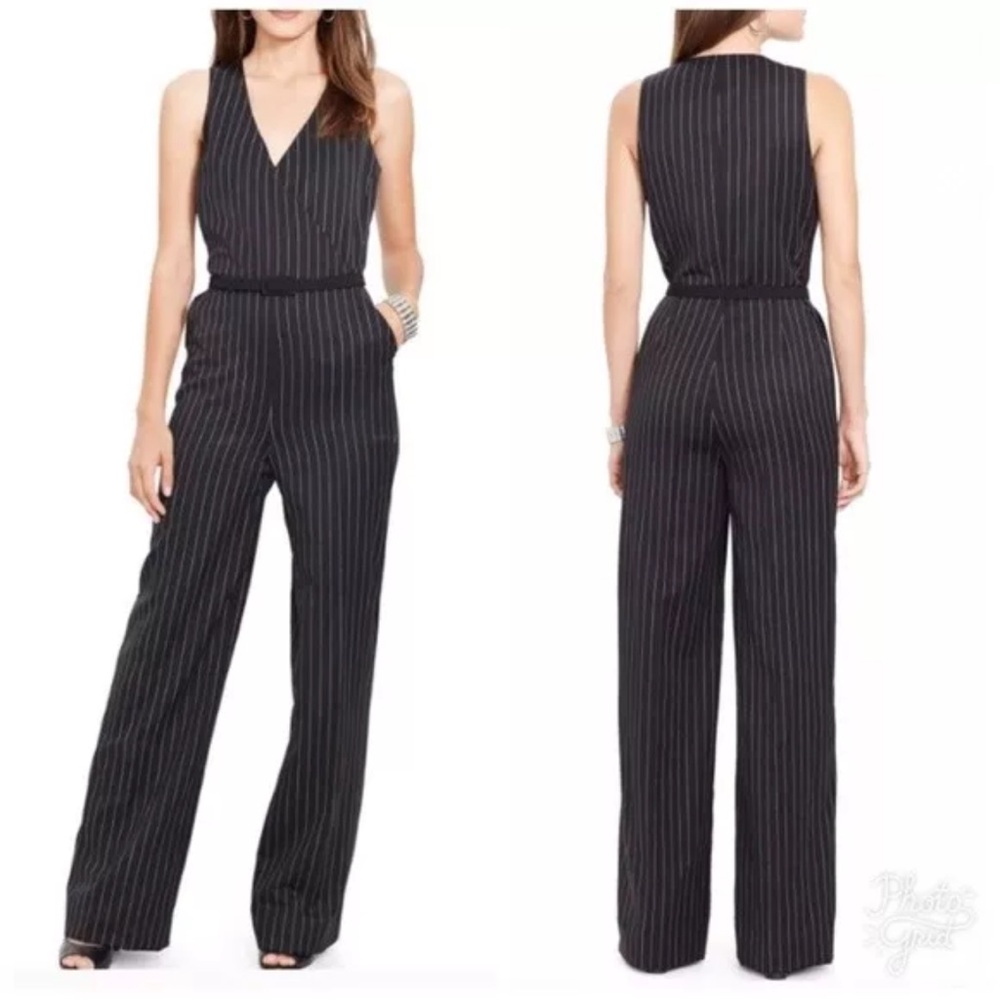 Ralph Lauren Wool Pinstriped Jumpsuit NWT size 4